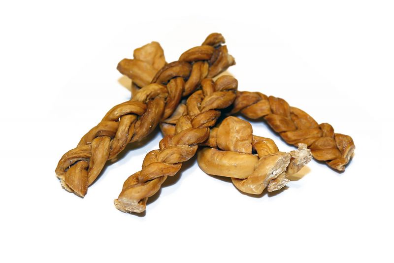 Pferde Darm geflochten 10x 100g